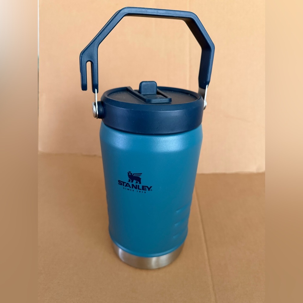Stanley 40 oz Teal Travel Mug with Handle
